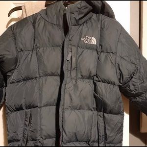 The north Face fluffy jacket S size for woman